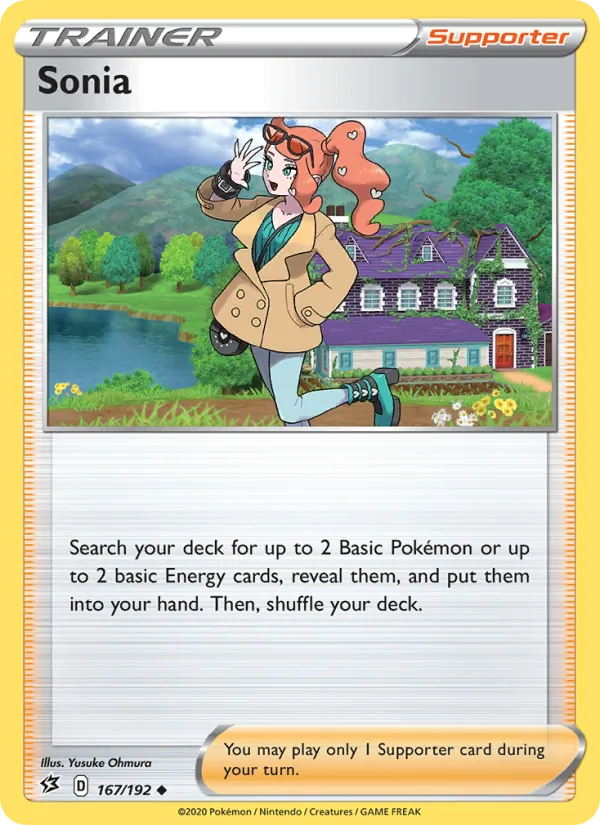 Sonia - Rebel Clash Pokemon Card