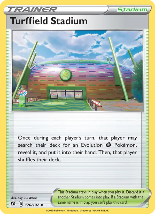 Turffield Stadium - Rebel Clash Pokemon Card