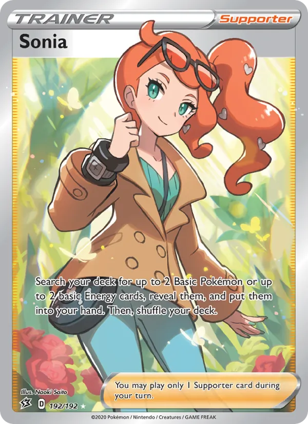 Sonia - Rebel Clash Pokemon Card