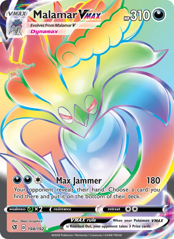 Malamar VMAX - Rebel Clash Pokemon Card