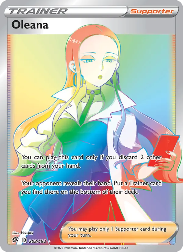 Oleana - Rebel Clash Pokemon Card