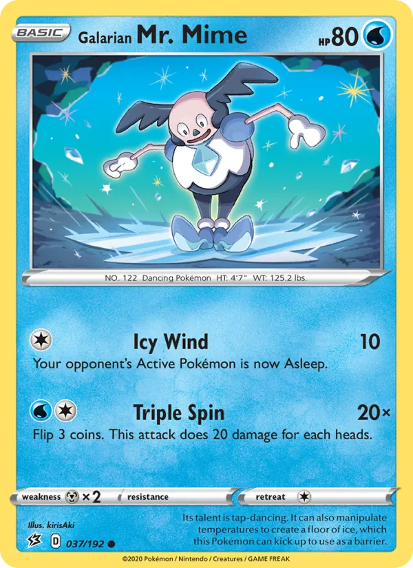 Galarian Mr. Mime - Rebel Clash Pokemon Card