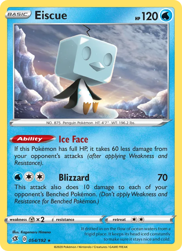 Eiscue - Rebel Clash Pokemon Card