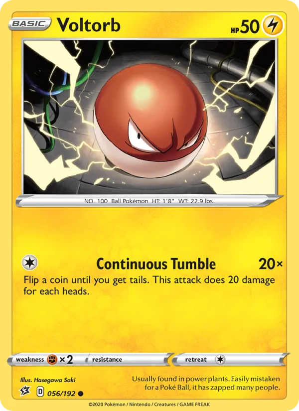 Voltorb - Rebel Clash Pokemon Card