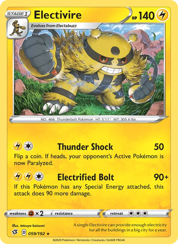 Electivire - Rebel Clash Pokemon Card