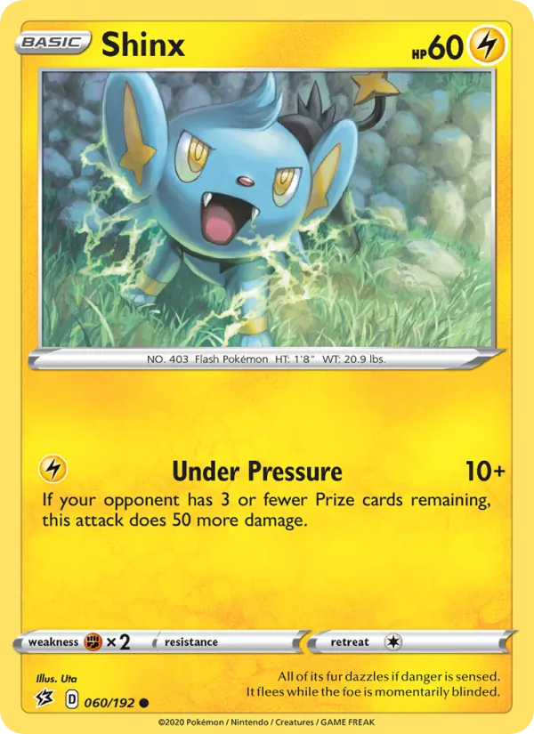 Shinx - Rebel Clash Pokemon Card