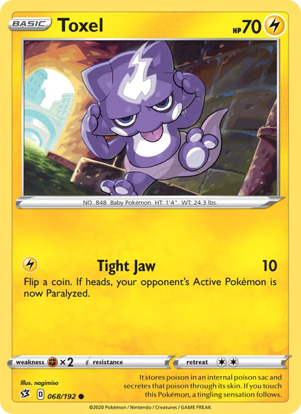 Toxel - Rebel Clash Pokemon Card