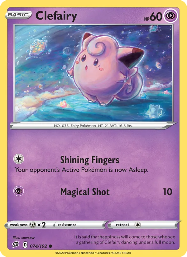 Clefairy - Rebel Clash Pokemon Card
