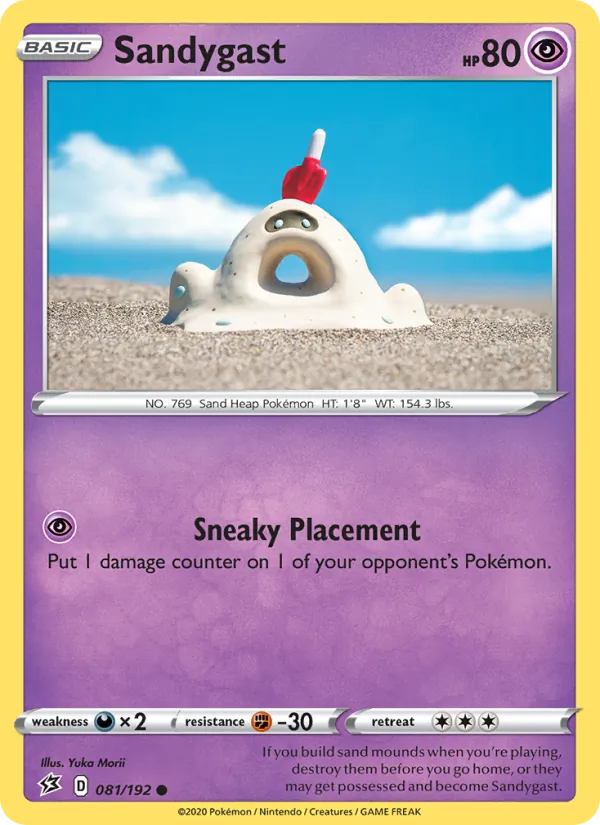 Sandygast - Rebel Clash Pokemon Card