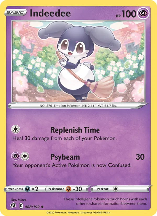 Indeedee - Rebel Clash Pokemon Card