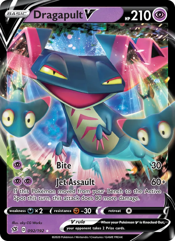 Dragapult V - Rebel Clash Pokemon Card