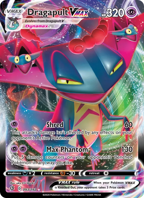 Dragapult VMAX - Rebel Clash Pokemon Card