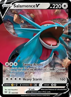Salamence V - Darkness Ablaze