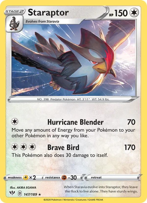 Staraptor - Darkness Ablaze Pokemon Card