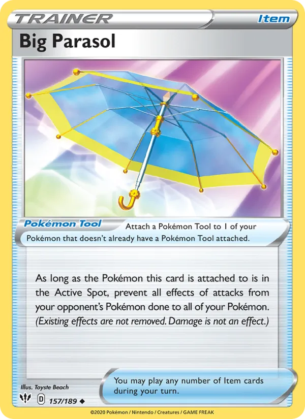 Big Parasol - Darkness Ablaze Pokemon Card