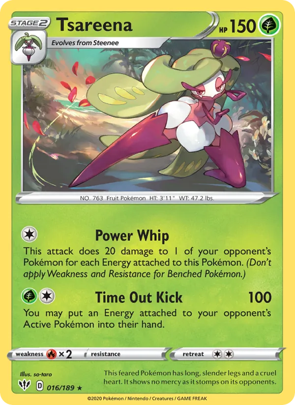 Tsareena - Darkness Ablaze Pokemon Card