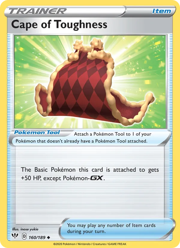 Cape of Toughness - Darkness Ablaze Pokemon Card
