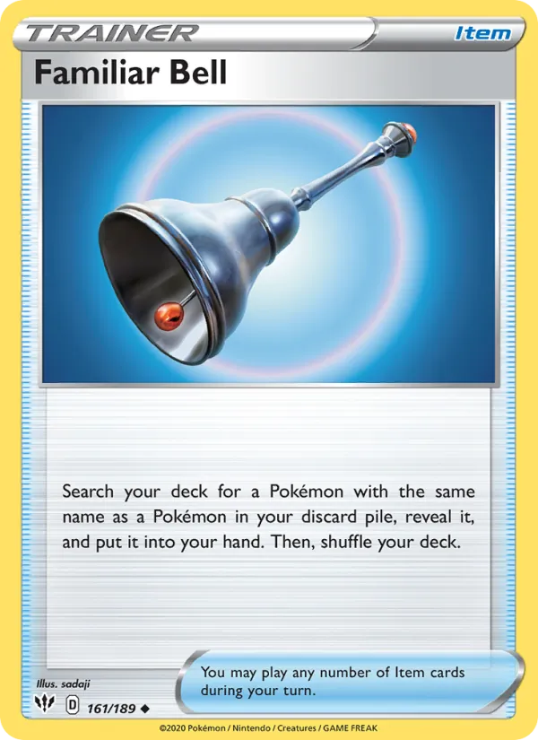 Familiar Bell - Darkness Ablaze Pokemon Card
