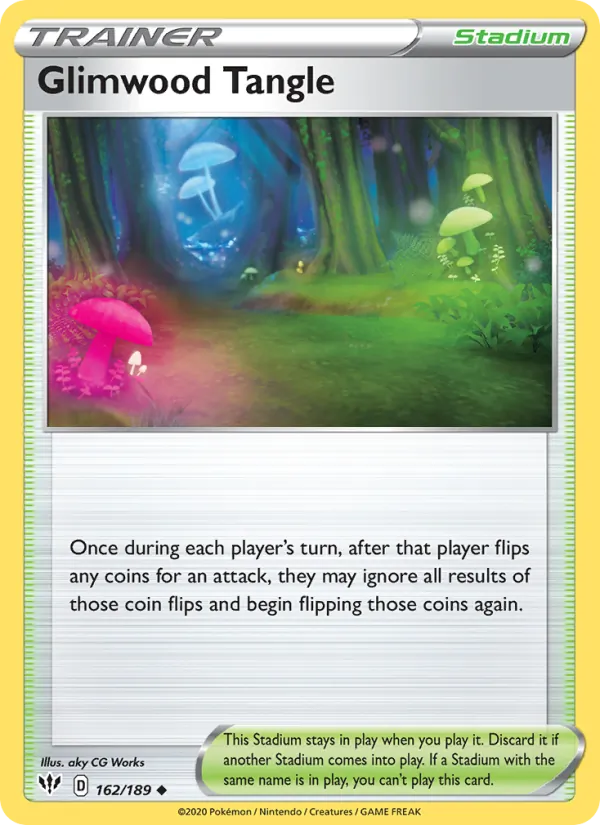 Glimwood Tangle - Darkness Ablaze Pokemon Card