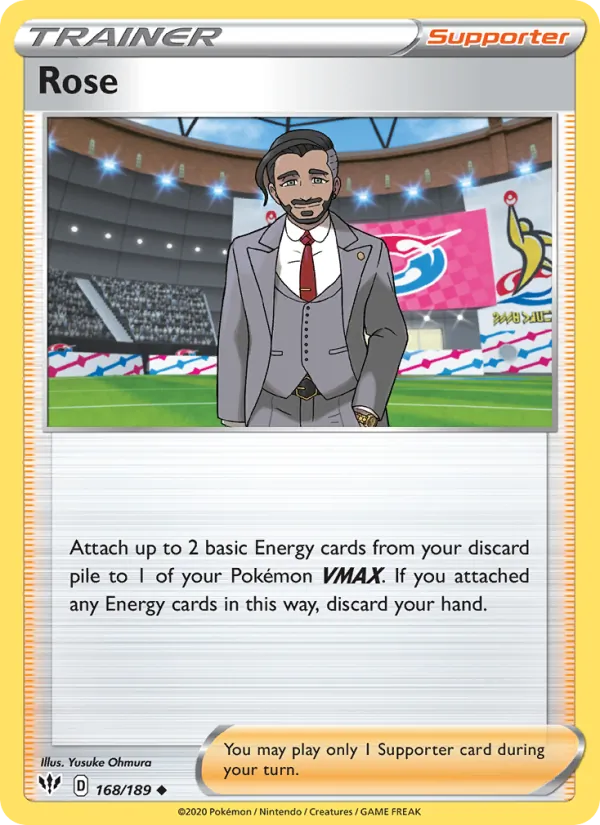 Rose - Darkness Ablaze Pokemon Card
