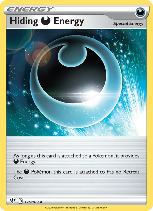 Hiding Darkness Energy - Darkness Ablaze Pokemon Card