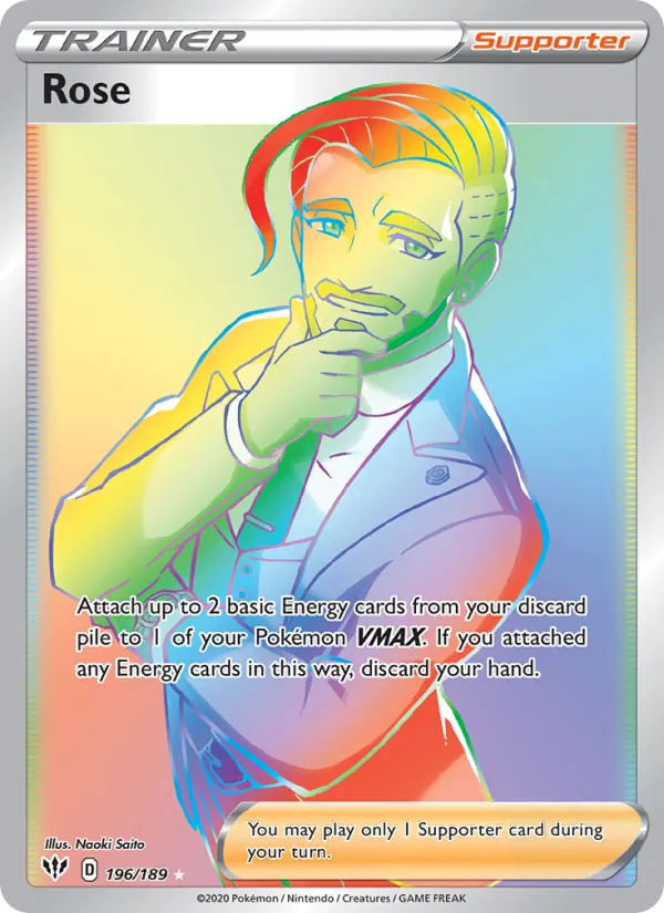 Rose - Darkness Ablaze Pokemon Card