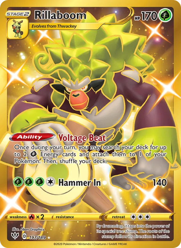 Rillaboom - Darkness Ablaze Pokemon Card