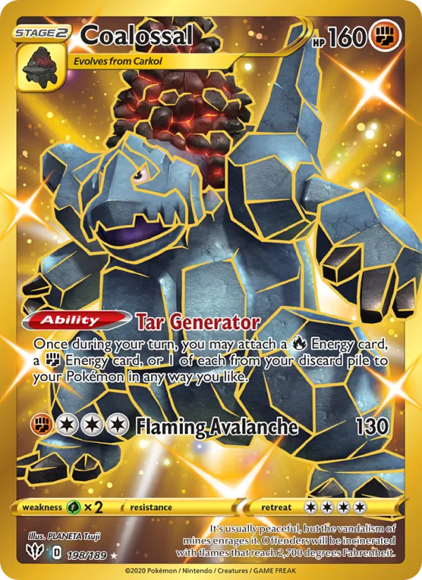 Coalossal - Darkness Ablaze Pokemon Card