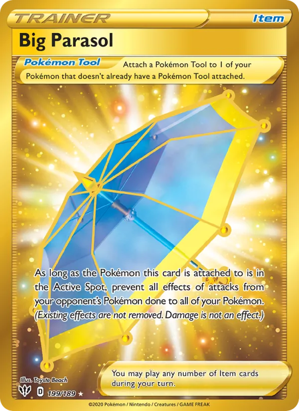 Big Parasol - Darkness Ablaze Pokemon Card