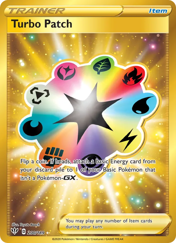 Turbo Patch - Darkness Ablaze Pokemon Card