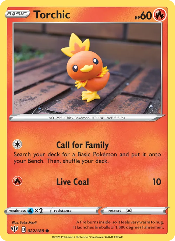 Torchic - Darkness Ablaze Pokemon Card