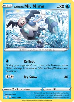 Galarian Mr. Mime - Darkness Ablaze
