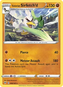 Galarian Sirfetch'd - Darkness Ablaze