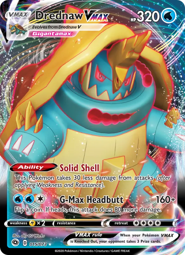 Drednaw VMAX - Champion's Path Pokemon Card