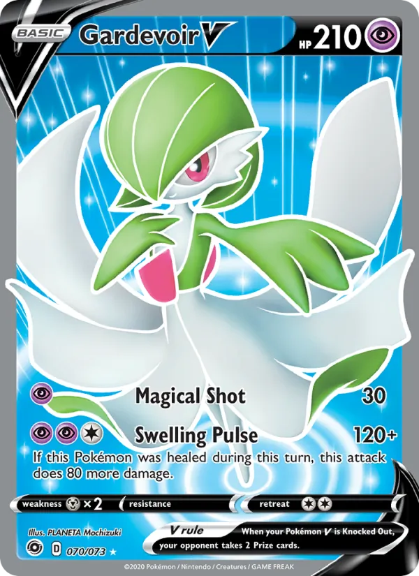 Gardevoir V - Champion's Path Pokemon Card