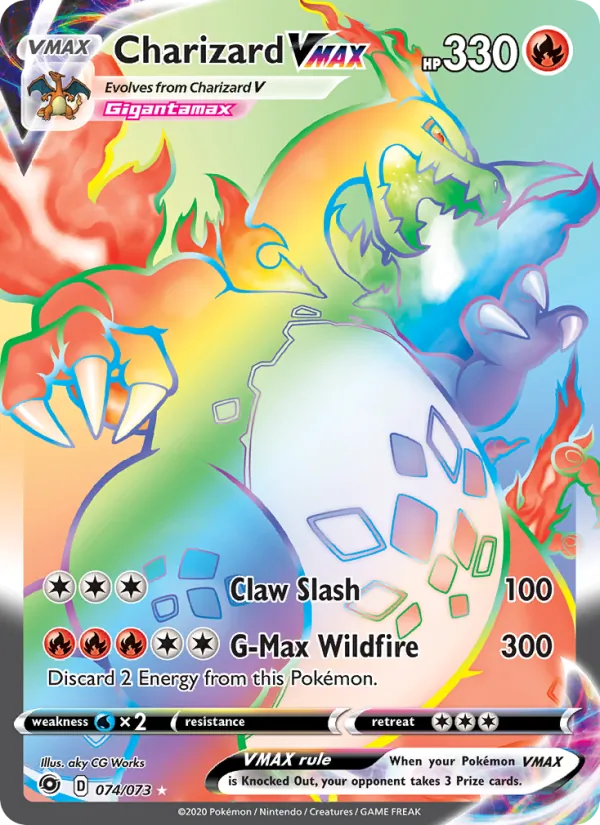 Charizard VMAX - Champion's Path Pokemon Card