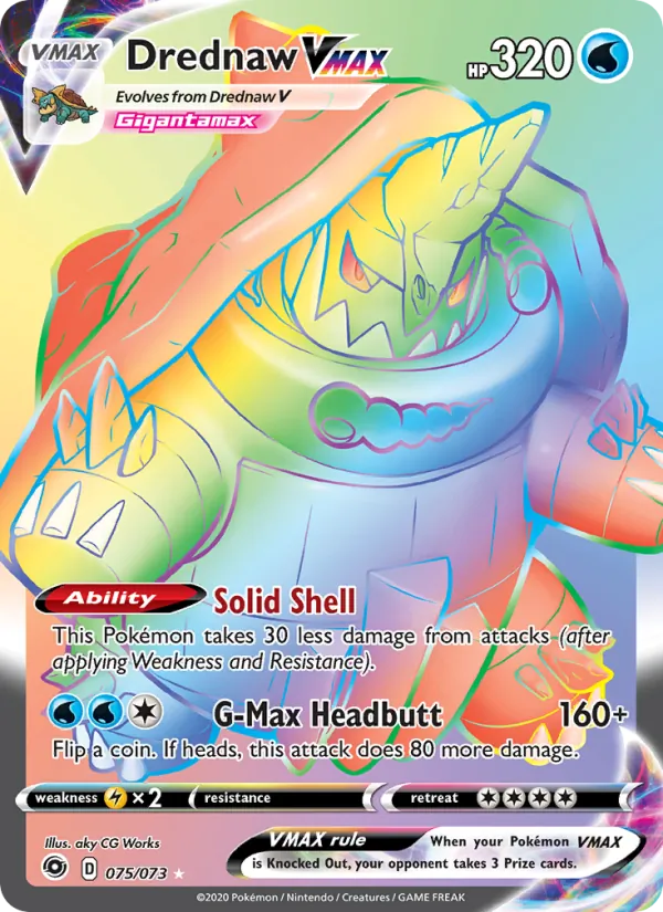 Drednaw VMAX - Champion's Path Pokemon Card