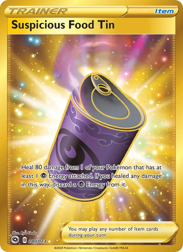 Suspicious Food Tin - Champion's Path Pokemon Card