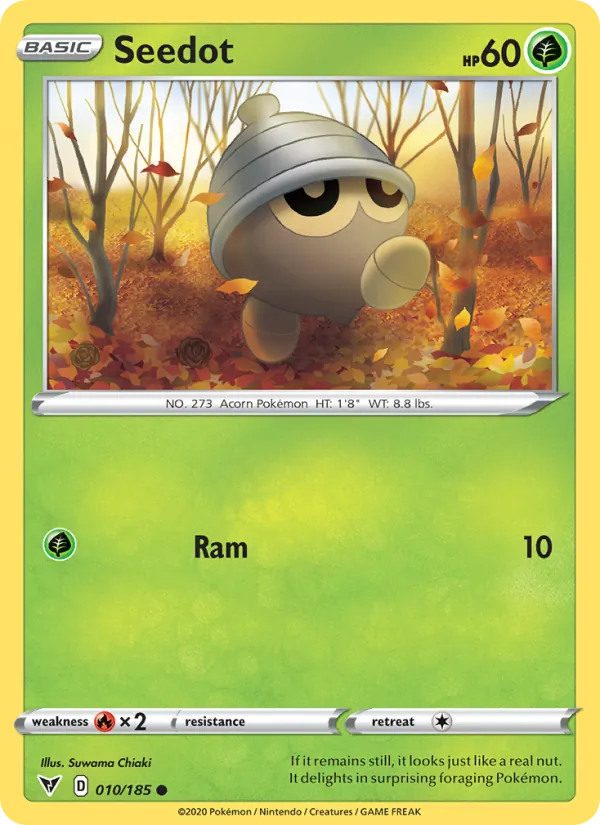 Seedot - Vivid Voltage Pokemon Card