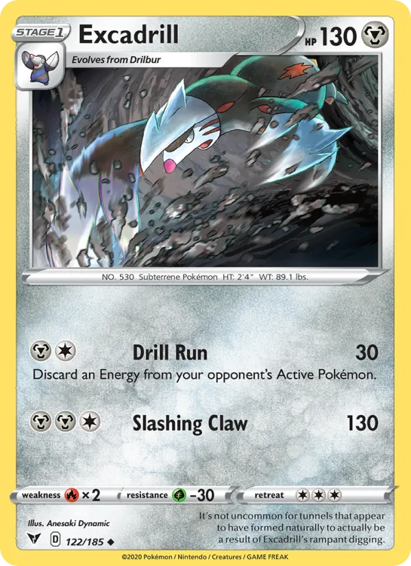 Excadrill - Vivid Voltage Pokemon Card