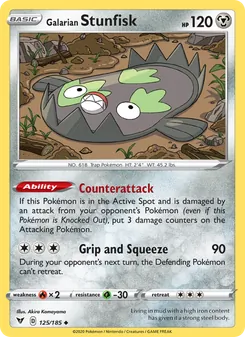 Galarian Stunfisk - Vivid Voltage