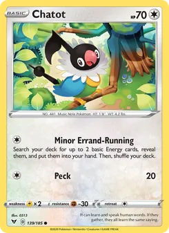 Chatot - Vivid Voltage