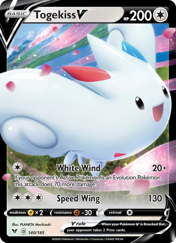 Togekiss V - Vivid Voltage Pokemon Card
