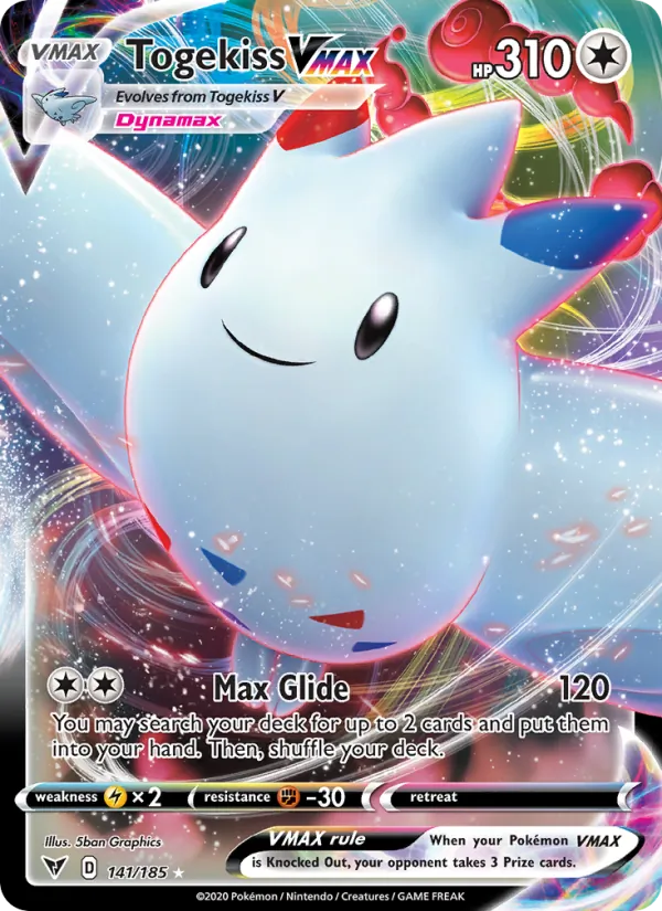 Togekiss VMAX - Vivid Voltage Pokemon Card