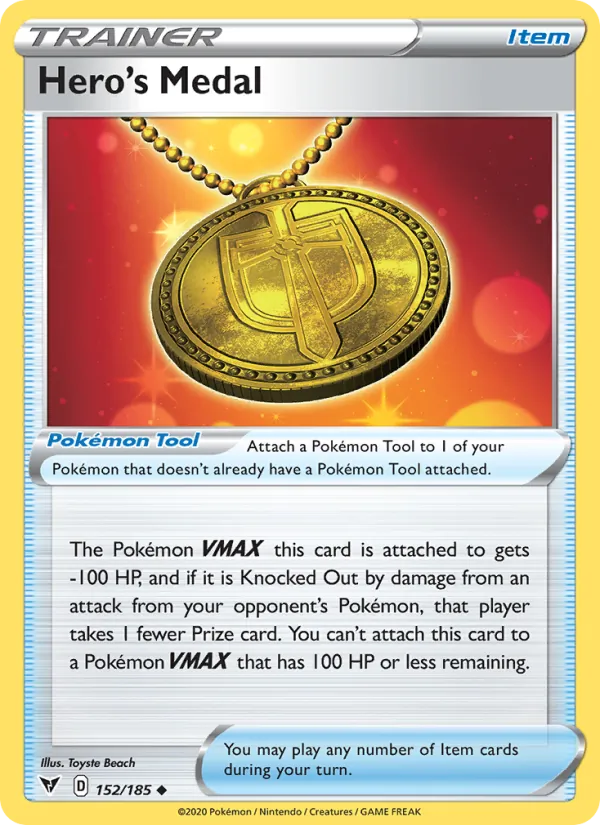 Hero's Medal - Vivid Voltage Pokemon Card