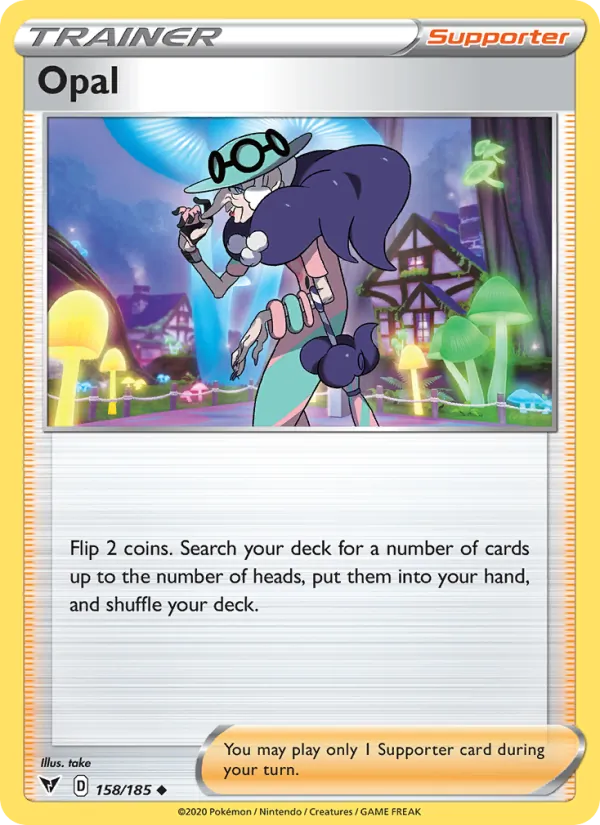 Opal - Vivid Voltage Pokemon Card