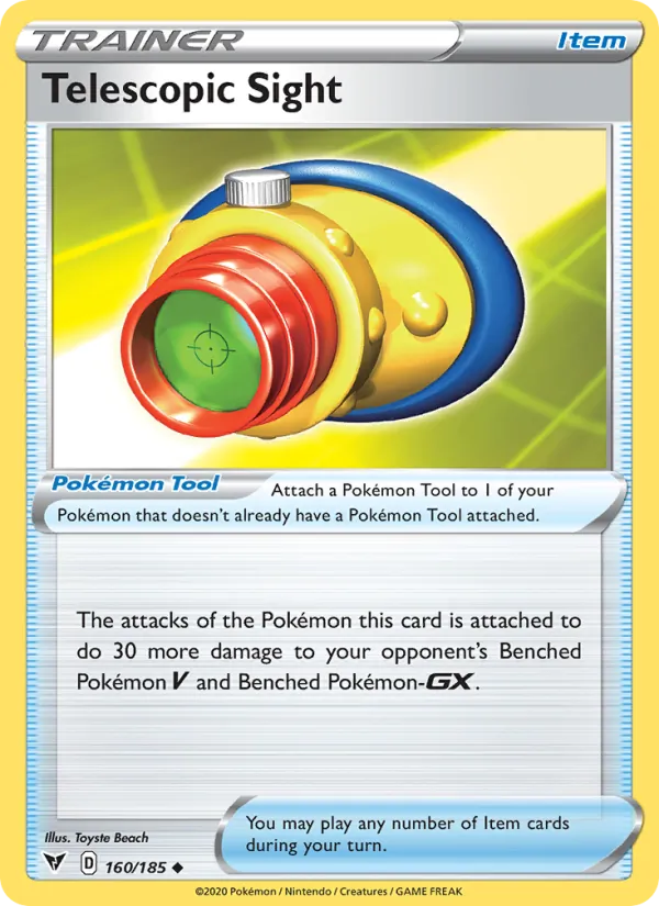 Telescopic Sight - Vivid Voltage Pokemon Card