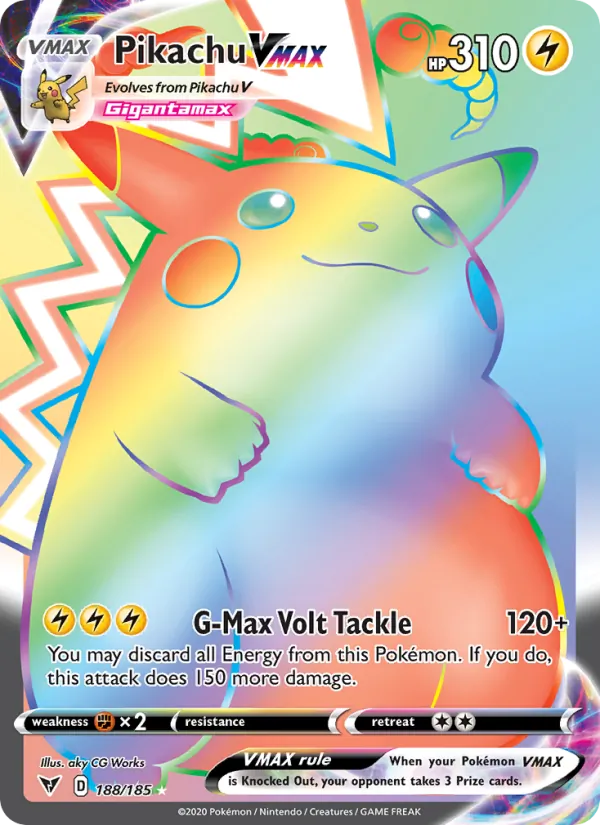 Pikachu VMAX - Vivid Voltage Pokemon Card