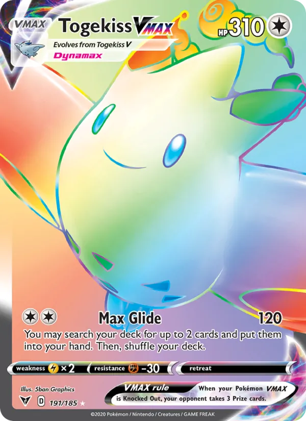 Togekiss VMAX - Vivid Voltage Pokemon Card