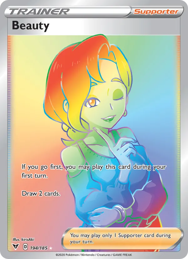 Beauty - Vivid Voltage Pokemon Card